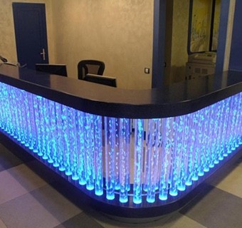 Барная стойка из искусственного камня Staron SO423 (Корея).