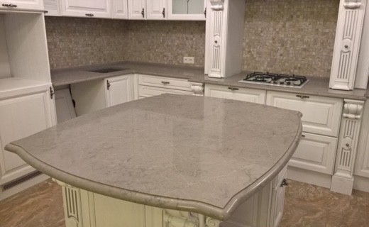 Столешница из кварцевого агломерата Caesarstone Symphony Grey (Израиль)