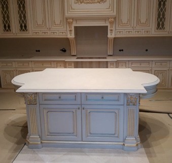 Столешница из кварцевого агломерата Caesarstone Dream Marfil (Израиль)