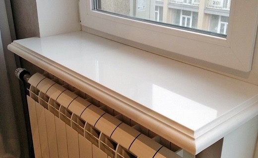 Подоконники из кварцевого агломерата Samsung Radianz Teton Beige (Южная Корея)